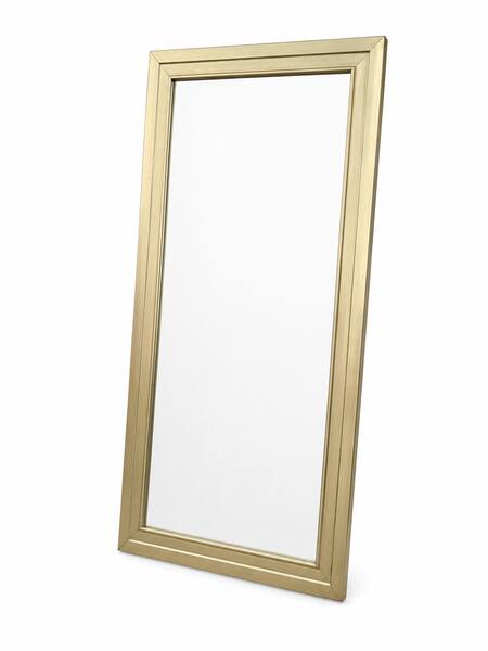Gold Leaner Floor Mirror